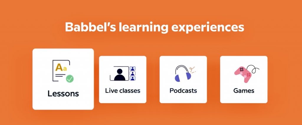 apps to learn languages - babbel