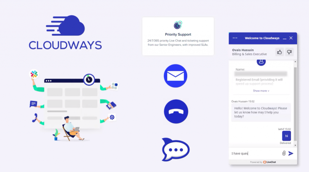 Cloudways support